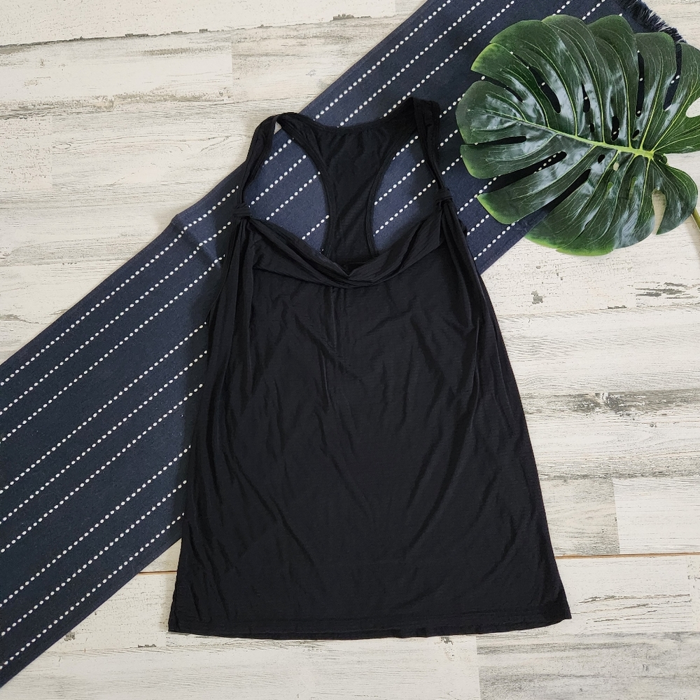 Beyond Yoga Black Racerback Tank Top